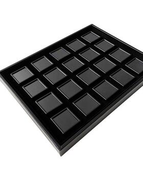 通用型家用塑托料石裸明钻宝石盒饰戒面首压克收力样透品纳展示文