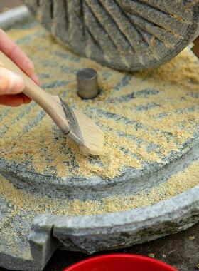 石rtfl6059磨盘小石磨家手工磨豆石磨家用豆磨浆机用青石石面粉米