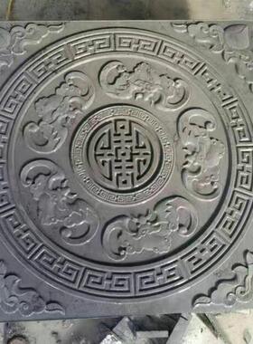 石雕浮雕人物五福梅兰竹菊雕塑入户门壁画影壁墙中式玄关