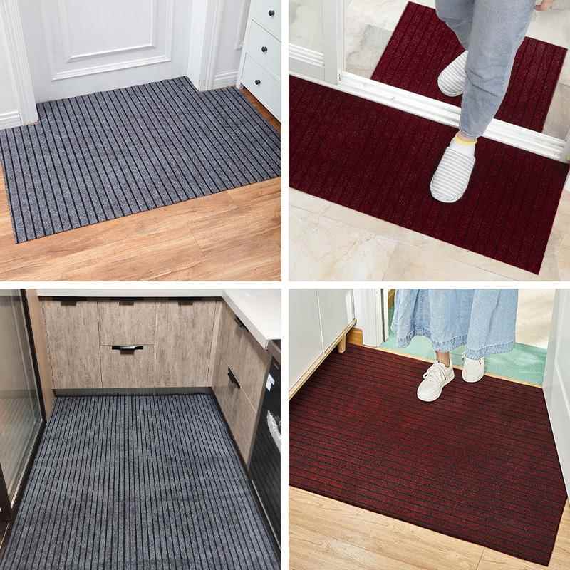 Entrance floor mats, entrance door water-absorbent anti-slip carpets, home door mats, dust removal mats, powder room door mats, indoor