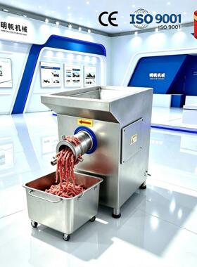 双蛟龙去筋膜绞肉机鲜冻两用牛羊肉猪肉筋肉分离宠物粮肉食生产线