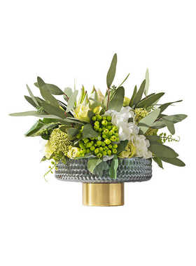 现代北欧高端仿真花艺套装摆件餐桌卧室咖啡馆商场浴室绿植装饰品