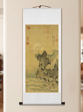 陈鸿祎梅花山鸟画卷挂画新中国花鸟装饰画客厅书房茶室入口壁画