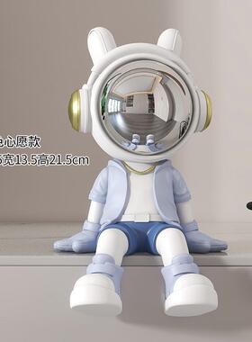 太空人宇航员桌面摆件家居客厅办公室酒柜软装饰品开业礼物航天员