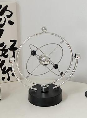 ins风高级感办公室桌面永动仪 创意银河星系抽象装饰品拍照道具