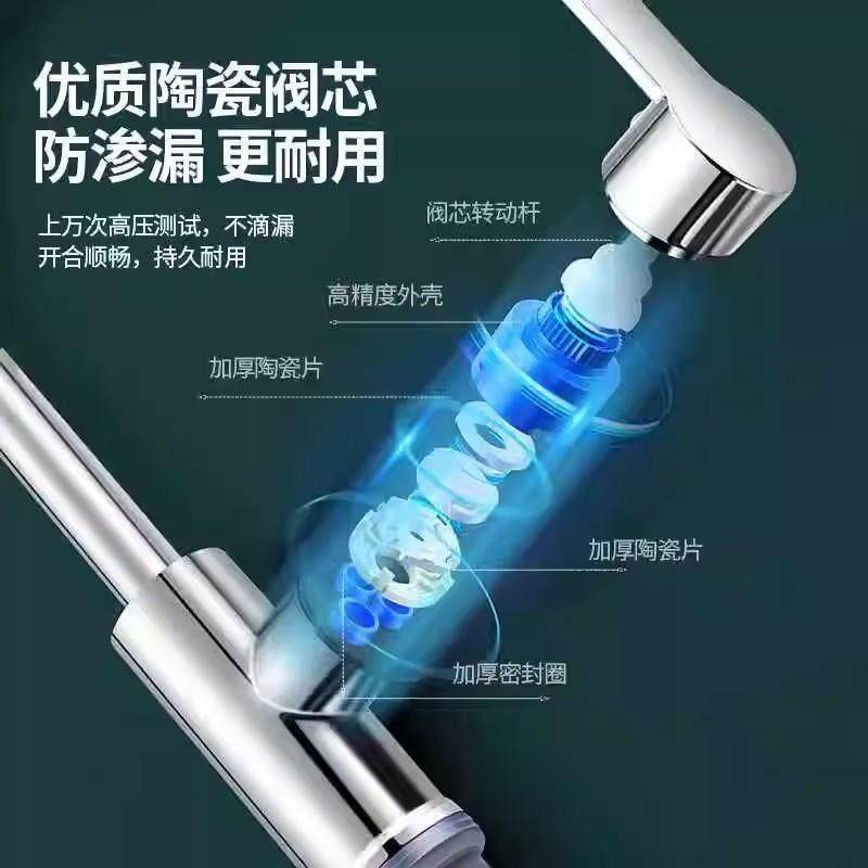 不锈钢厨房龙头冷热水款家用防溅水二合一洗菜盆单冷洗碗水龙头,淘宝优惠券,粉丝福利购,淘宝优惠卷