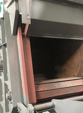 12GN钢履带抛丸机辊道抛丸清理机锅内胆高压锅表面打砂处理设备