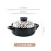 Authentic clay pot rice casserole stew household gas high temperature resistant dry clay pot soup pot dry-cooked non-clay pot clay pot cracked clay pot