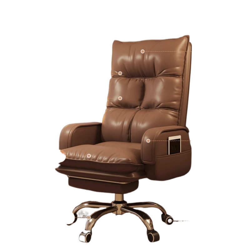 FP2电脑椅家用舒服久坐沙发椅办公室书房靠背座椅可躺老板椅电竞 - 图1