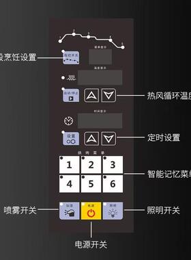 富麦工厂直销电烤炉商用烘焙多段式内置水泵十层大容量热风循环炉