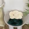Ins Nordic cushion sofa back pillow decoration bay window cushion bed and breakfast hand-woven knotted twist pillow