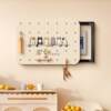 Cream wind power meter box hole plate cover plate distribution box decorative shield punch-free shelf source factory