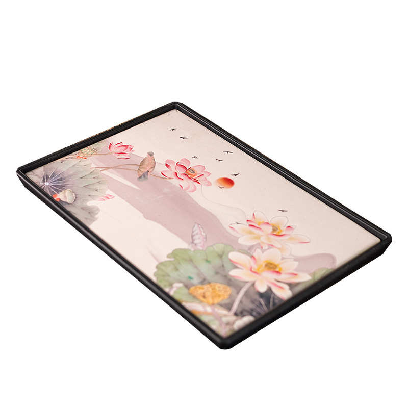 Creative quick-drying water-absorbing tea tray ceramic tea tray large tea Chengke teapot heat insulation pad Kung Fu tea set accessories