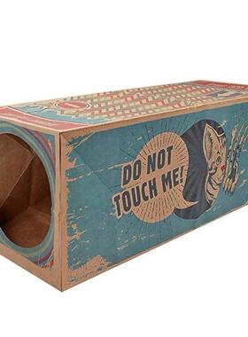 Funny Cat Tunnel Toy Foldable Holes Kitten Kraft Paper Tunne