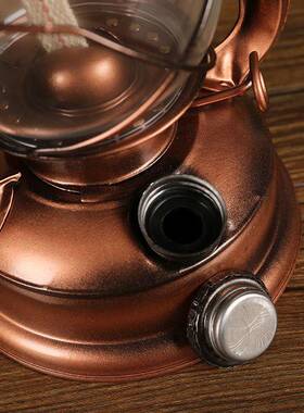 厂家直供煤油灯家居摆设老油灯户外帐篷酒吧客栈道具灯铁艺工艺