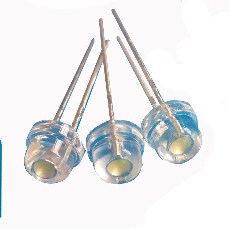 5mm草帽红光灯珠绿光灯珠蓝光灯珠黄光f5草帽红灯绿灯蓝灯黄灯 - 图3