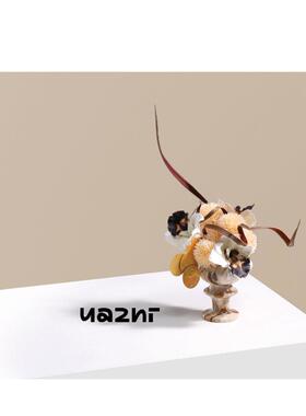 店花小雅奢大合理石创意花HDF236只艺组酒样板间卫生间摆件