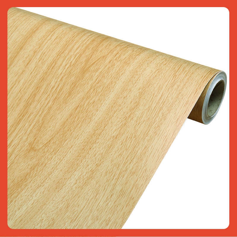 波音彩装原防水枫木粘木色黄书桌墙纸翻新△自桌软片膜加厚贴纸纹 - 图3