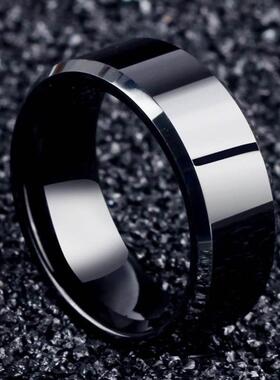 Charm Jewelry ring men stainless steel Black Rings For Women