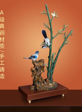 吉善缘《竹报平安》铜竹子摆件 竹报平安酒店大堂装饰礼品A0016