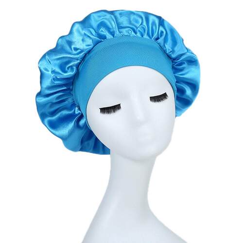 Baby Silky Satin Bonnet Sleep Cap Children Girl Night Turban - 图2