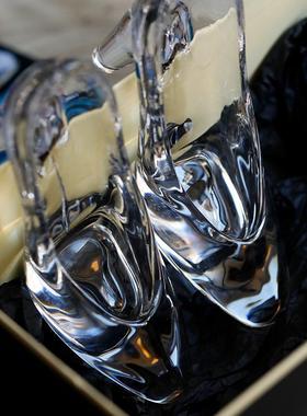 灰姑娘的玻璃高跟鞋水晶浴缸透明玻璃小装饰品婚庆派对情人节礼物