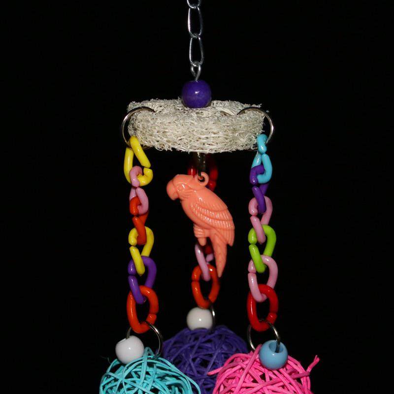 木质鹦鹉秋千 丝瓜啃咬鸟玩具 藤球串鸟用品 鸟笼配件 鹦鹉玩具,淘宝优惠券,粉丝福利购,淘宝优惠卷