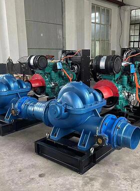 厂家现货 8寸柴油发电机抽水泵扬程大流量户外农田灌溉泵车