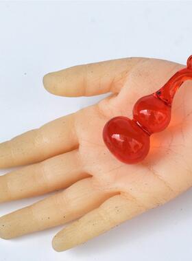 儿童亚克力彷水晶透明七色葫芦娃兄弟挂件男孩过家家游戏玩具奖励