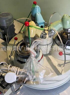 化验室矿石研磨设备 石英砂小型磨矿机 XPM120*3玛瑙三头研磨机