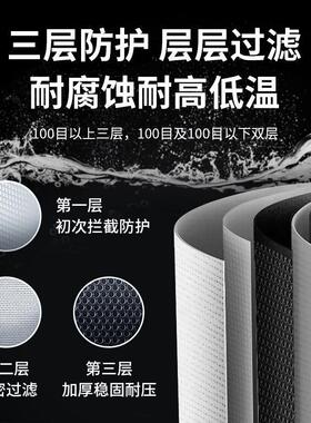 316不锈钢反冲洗前置过滤器滤芯家用/商用净水器通用滤网可清洗