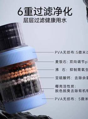 家庭用自来水过滤器家用自来水净化器净水厨房龙头滤嘴通用延伸防