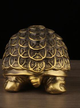 铜乌龟摆件金钱龟金龟铜龟长寿龟小乌龟铜器摆件厂家