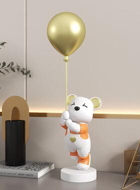 可爱暴GBL力熊落客品地摆件厅电视柜办公开桌沙发装饰乔迁新居业