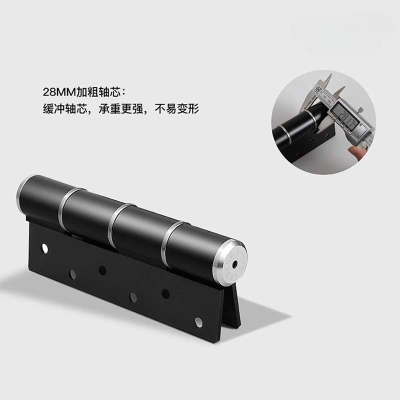 奥勒隐形门6寸液压合页自动关门缓冲合页阻尼闭门器静音木门铰链 - 图0