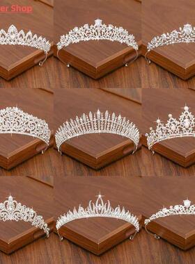 Bridal Tiara Hair Crown Wedding Hair Accessories For Women S