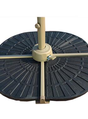 侧边遮阳伞底座注水伞座大理石伞座太阳伞罗马伞香蕉伞压重水箱