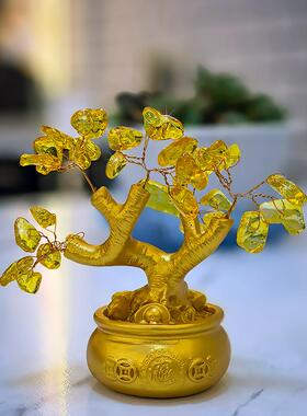 百财如意财富高节节白菜玉白菜笔简年有年鱼件大客厅酒柜创意礼品