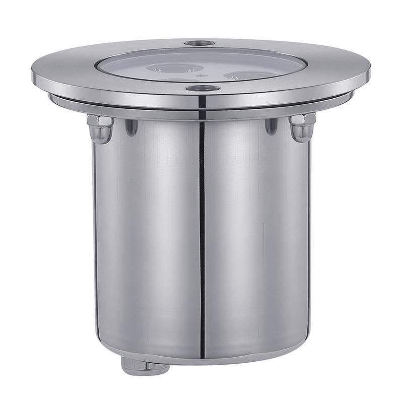 Small power 24V underwater light 12V stainless steel floodlight LED underwater downlight outdoor waterproof spotlight pool light