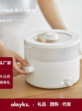 olayks设计煮锅宿舍学生电煮锅