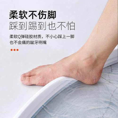 浴室挡水隔板条加高卫生间厨卫防水门槛隔水条洗澡间自粘款挡水条 - 图0