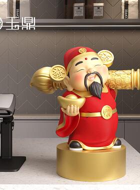 新中式神财件国潮风神礼盒摆办公室创意摆设开业财RKRMKCKP礼物