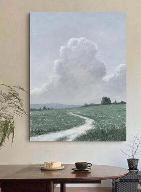 网红.《平步青云》景油画客气厅餐厅挂装画风饰画大现代壁画
