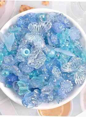 Mix Colorful Baroque Resin Charms Beads For Jewelry Making
