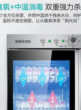 消毒柜商用餐饮立式大容量消毒碗柜家用双门饭店餐具保洁柜