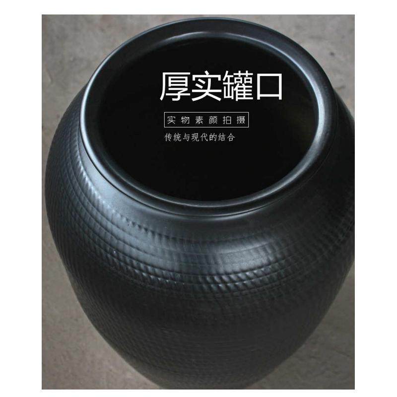 景德镇落地花瓶现代简约陶罐坛子花器家居客厅摆件花盆酒店装饰品,淘宝优惠券,粉丝福利购,淘宝优惠卷