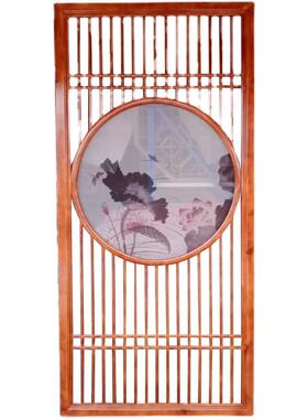 仿古门窗实木花格镂空中式东阳木雕窗户玄关屏风隔断客厅格栅