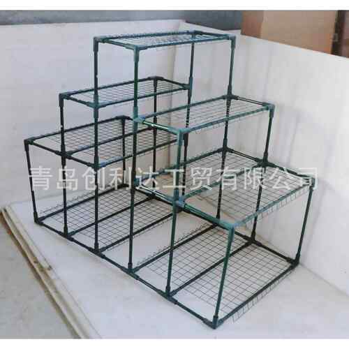 外贸出口 欧式铁艺花架 三层铁艺花架 简易铁质花架 - 图0