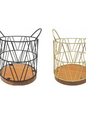 厂家直销欧美风情咖啡胶囊收纳篮子餐厅客厅卧室摆件影视道具摆台