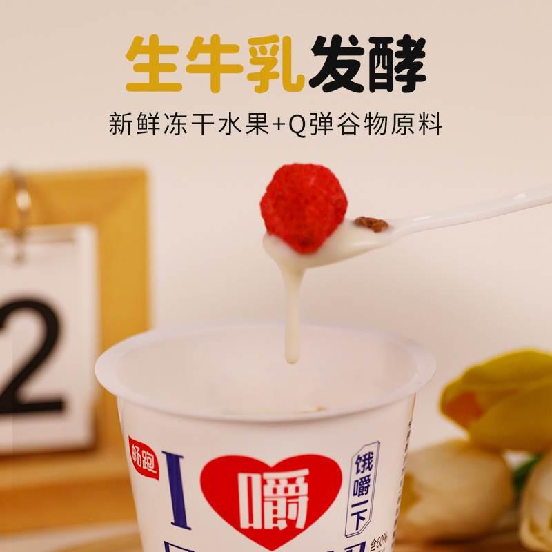 畅跑嚼拌酸奶杯整箱吃搅拌酸奶坚果谷物绊食品早餐晚餐营养零食